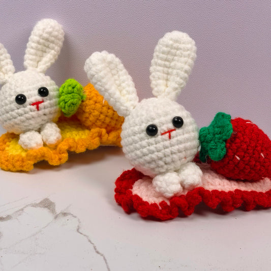 Crochet Hair Clip, Handmade Amigurumi Animal Barrettes, Cute Knitted Hair Accessory for Women, Adult DIY Fashion Decorative Hairpin