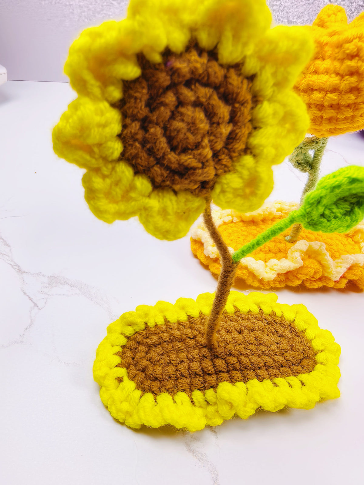 Handmade Cotton Crochet Cartoon Hair Accessories Cute Animal Fruit Flower Hair Clips Hair Ties for Girls
