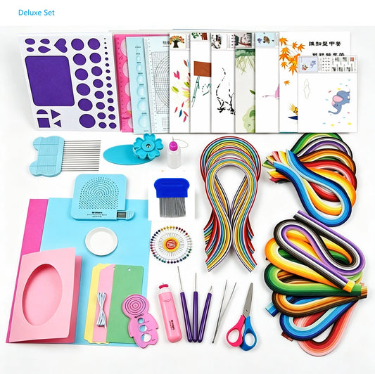 Paper quilling kits set (Advanced Set/Elite Set/Deluxe Set)