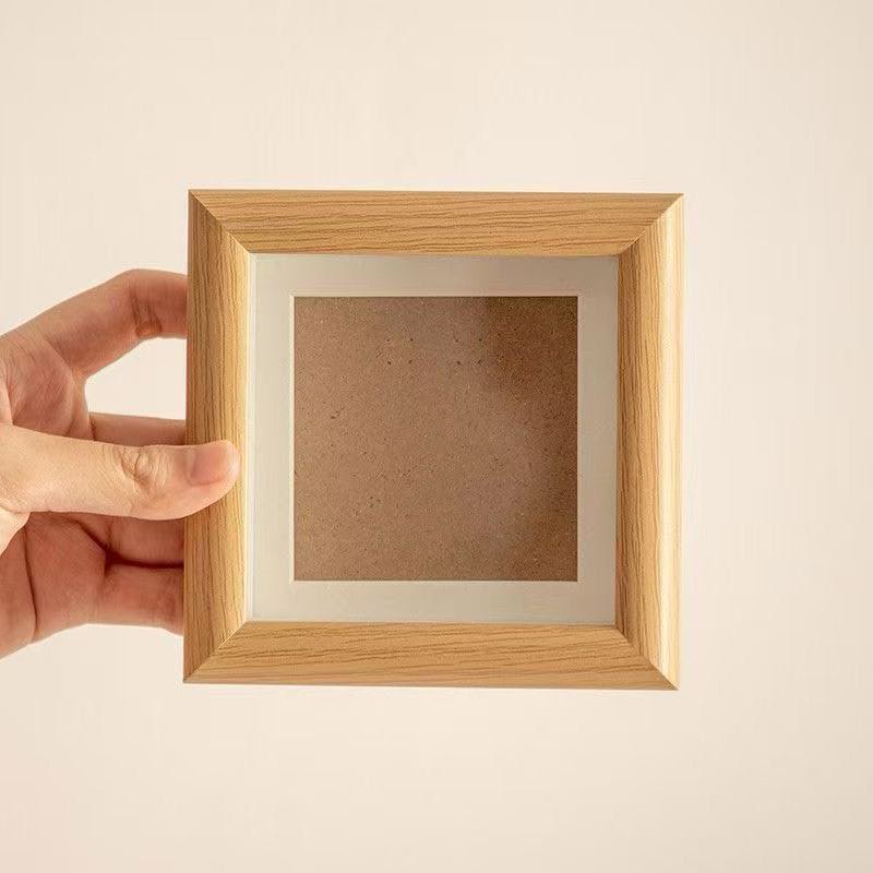 Blank High Density Fiberboard Frame For DIY Crafts Photo Art Display Minimalist HDF Picture Frame DIY Handmade Artwork Photo Frame