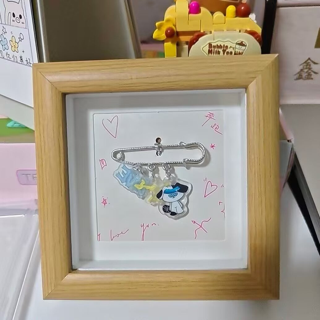 Blank High Density Fiberboard Frame For DIY Crafts Photo Art Display Minimalist HDF Picture Frame DIY Handmade Artwork Photo Frame