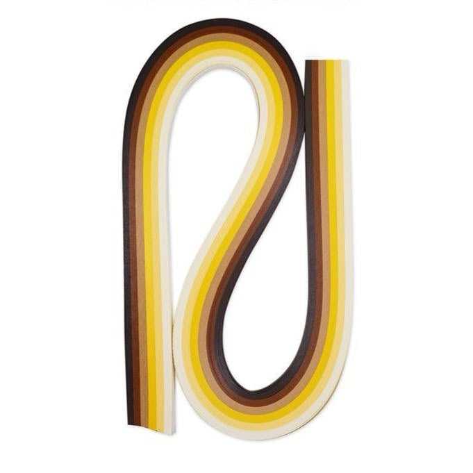 Assorted Rainbow Quilling Paper Strips | 3mm / 5mm / 10mm Width, 540mm Length, 120 Strips Set, DIY Paper Craft Strips for Quilling Art, Card Making