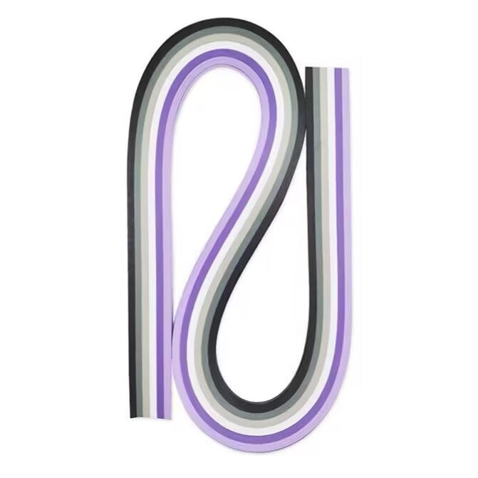 Assorted Rainbow Quilling Paper Strips | 3mm / 5mm / 10mm Width, 540mm Length, 120 Strips Set, DIY Paper Craft Strips for Quilling Art, Card Making
