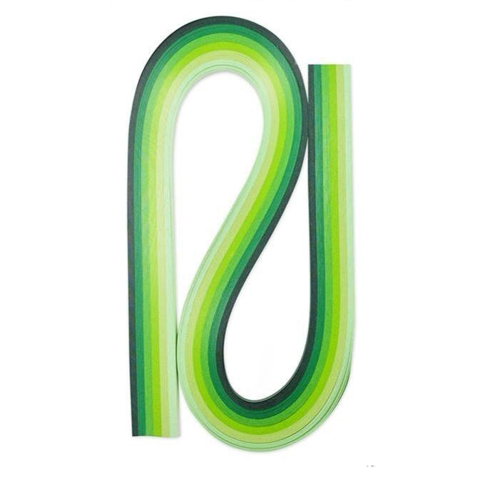Assorted Rainbow Quilling Paper Strips | 3mm / 5mm / 10mm Width, 540mm Length, 120 Strips Set, DIY Paper Craft Strips for Quilling Art, Card Making