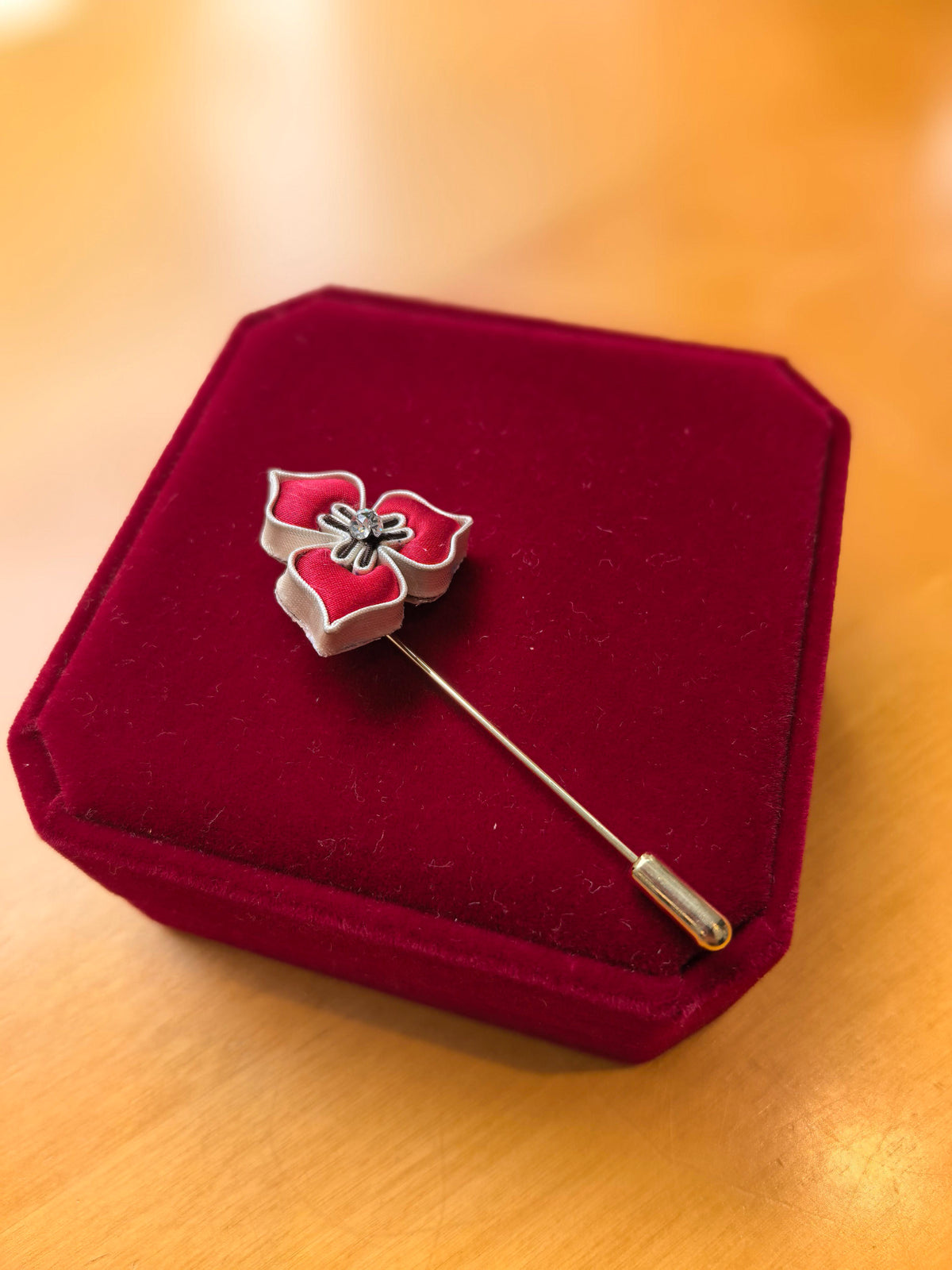 Traditional Chinese Song‑Brocade Brooch, Handmade Ethnic Vintage Brooch Pin for Women